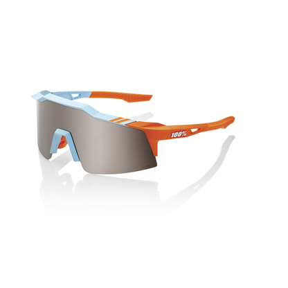 100% Speedcraft SL - Soft Tact Two Tone - HiPER Silver Mirror Lens