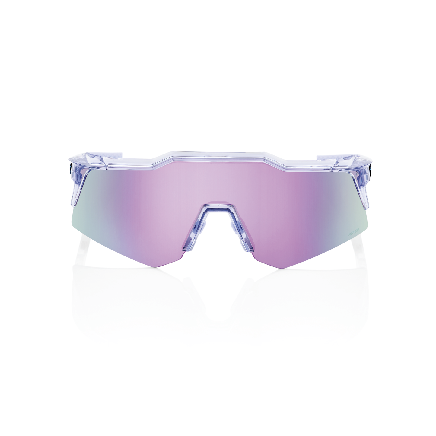 100% Speedcraft XS - Polished Translucent Lavender - HiPER Lavender Mirror Lens