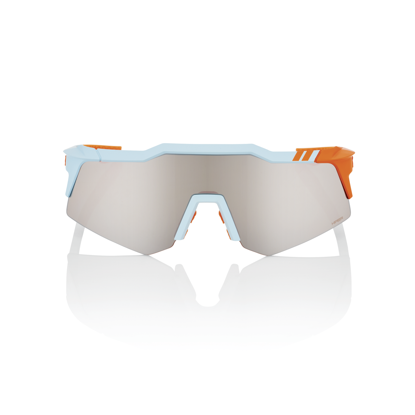 100% Speedcraft XS - Soft Tact Two Tone - HiPER Silver Mirror Lens