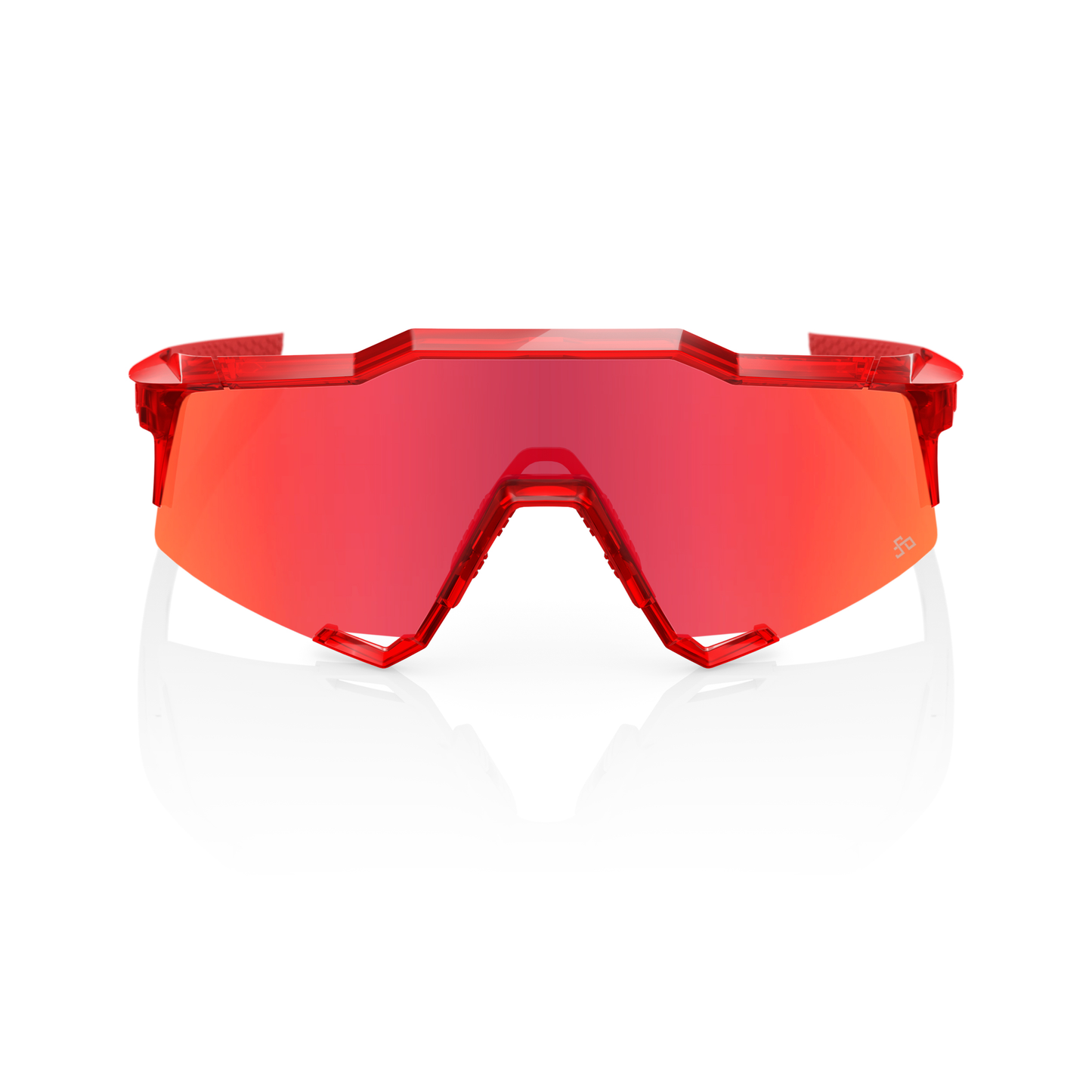 100% S3 Peter Sagan LE Gloss Translucent Red / Hiper Red Mirror lens