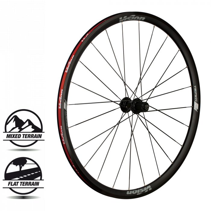 Vision Wheelset Team 30 Comp Grey Clincher Shimano