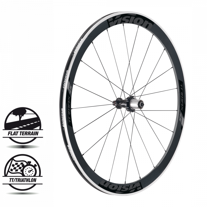 Vision Wheelset Trimax 45 Carbon Grey Clincher Shimano