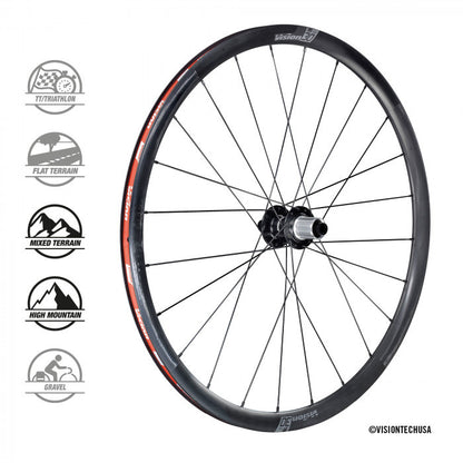 Vision Wheelset TC30 Disc Brakes CL SH11