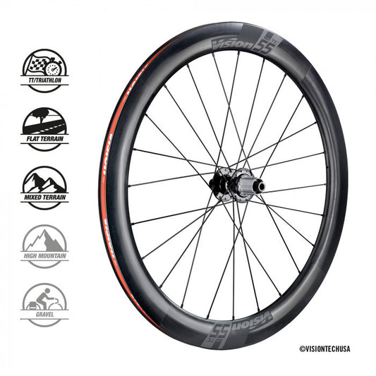 Vision Wheelset TC55 Disc Brakes CL SH11